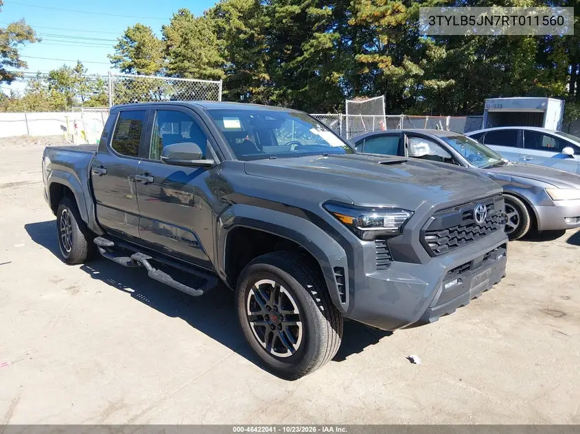 TOYOTA TACOMA 2024, VIN 3TYLB5JN7RT011560