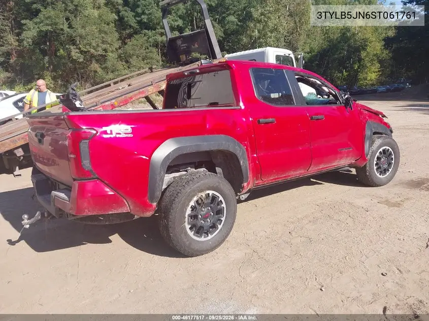 2025 TOYOTA TACOMA VIN 3TYLB5JN6ST061761 — фото 4