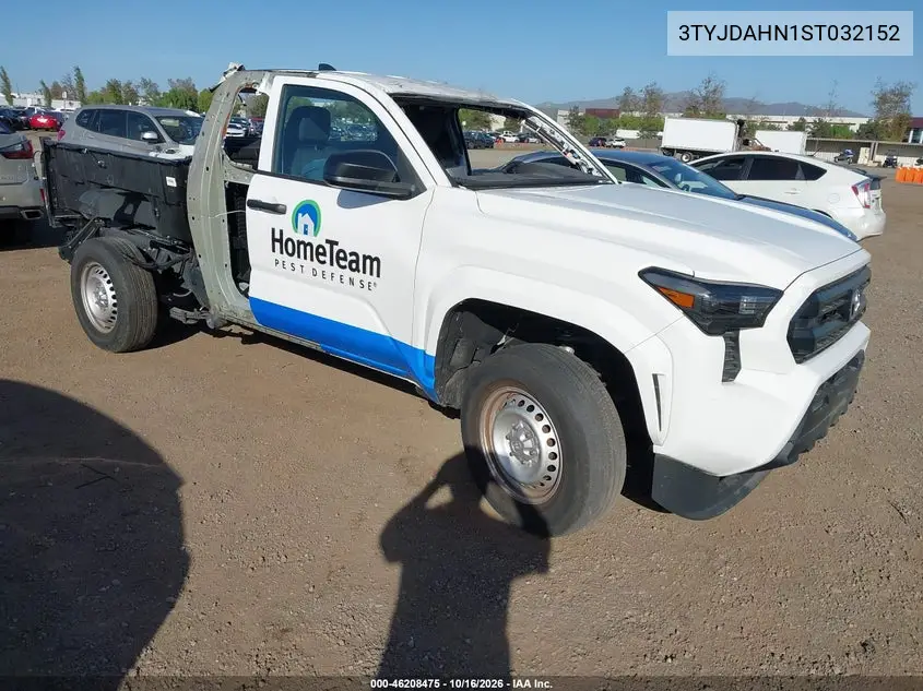 TOYOTA TACOMA 2025, VIN 3TYJDAHN1ST032152