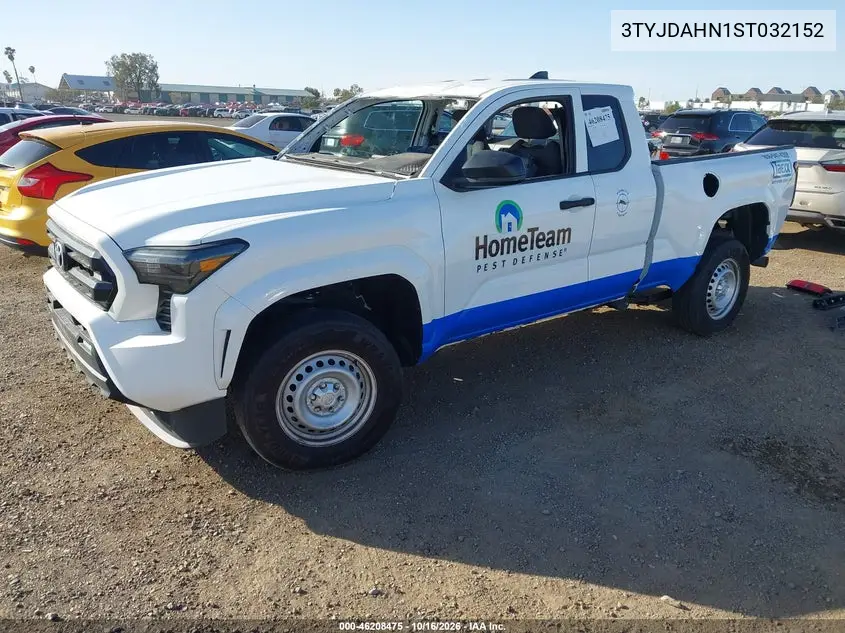 2025 TOYOTA TACOMA VIN 3TYJDAHN1ST032152 — фото 2