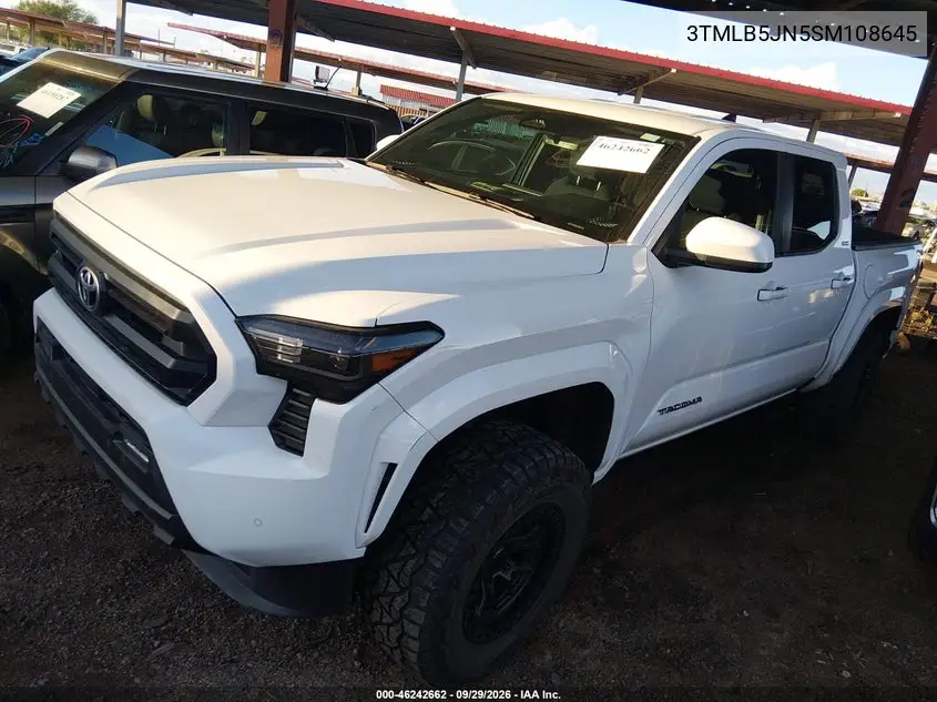 2025 TOYOTA TACOMA VIN 3TMLB5JN5SM108645 — фото 2