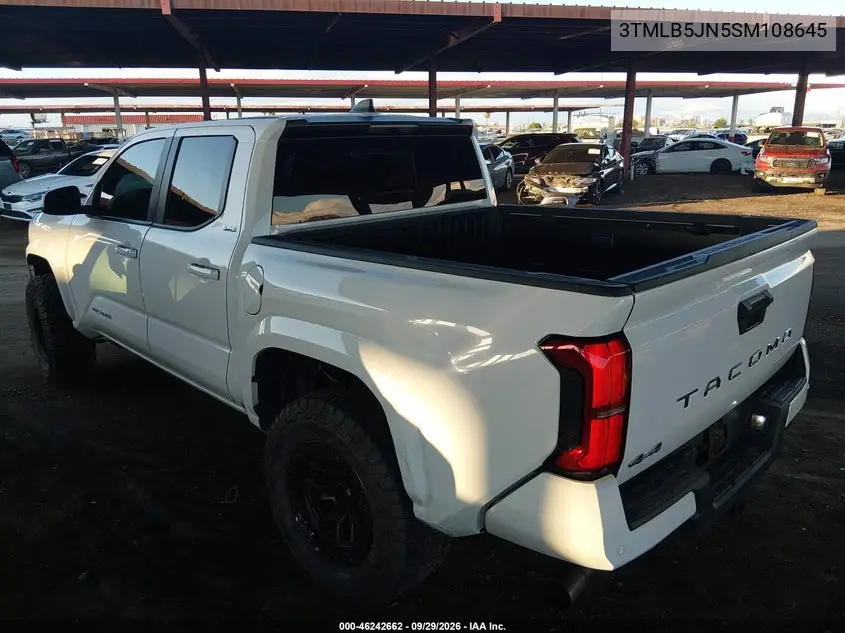 2025 TOYOTA TACOMA VIN 3TMLB5JN5SM108645 — фото 3