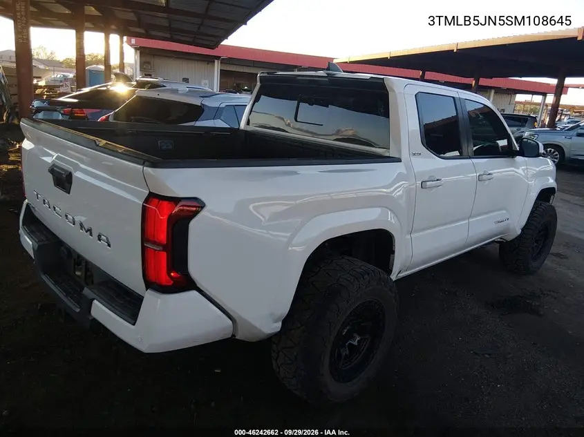 2025 TOYOTA TACOMA VIN 3TMLB5JN5SM108645 — фото 4