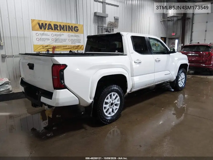 2025 TOYOTA TACOMA VIN 3TMLB5JN4SM173549 — фото 4