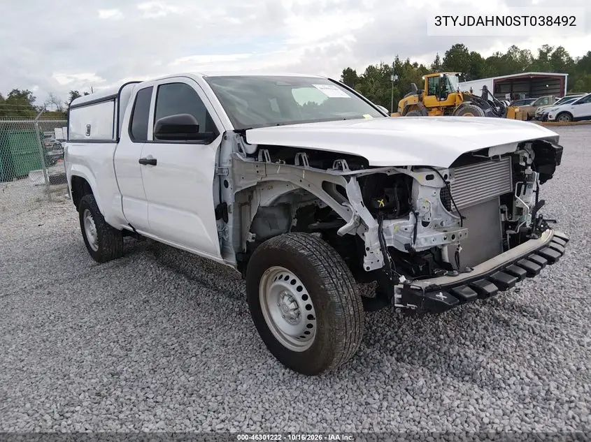 TOYOTA TACOMA 2025, VIN 3TYJDAHN0ST038492