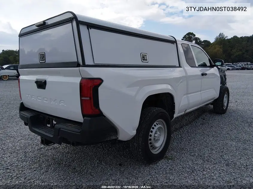 2025 TOYOTA TACOMA VIN 3TYJDAHN0ST038492 — фото 4