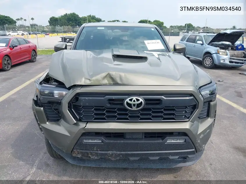 2025 TOYOTA TACOMA VIN 3TMKB5FN9SM034540 — фото 12