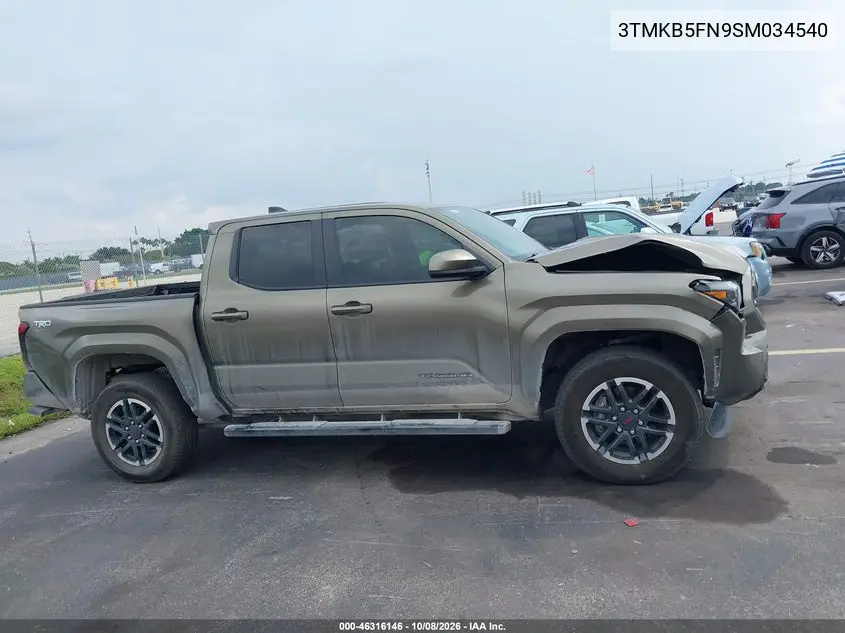 2025 TOYOTA TACOMA VIN 3TMKB5FN9SM034540 — фото 13