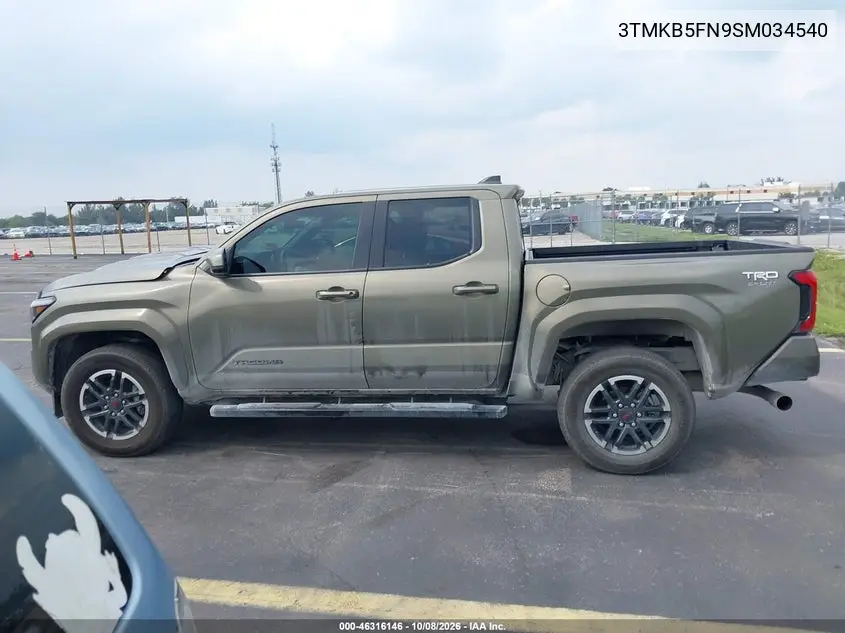 2025 TOYOTA TACOMA VIN 3TMKB5FN9SM034540 — фото 14