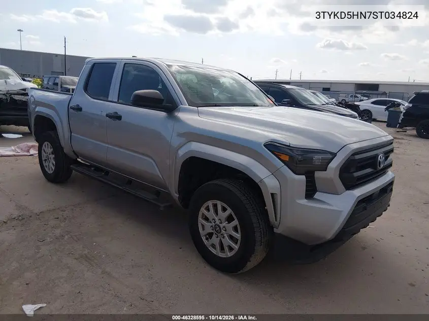 TOYOTA TACOMA 2025, VIN 3TYKD5HN7ST034824