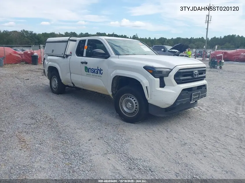 TOYOTA TACOMA 2025, VIN 3TYJDAHN5ST020120
