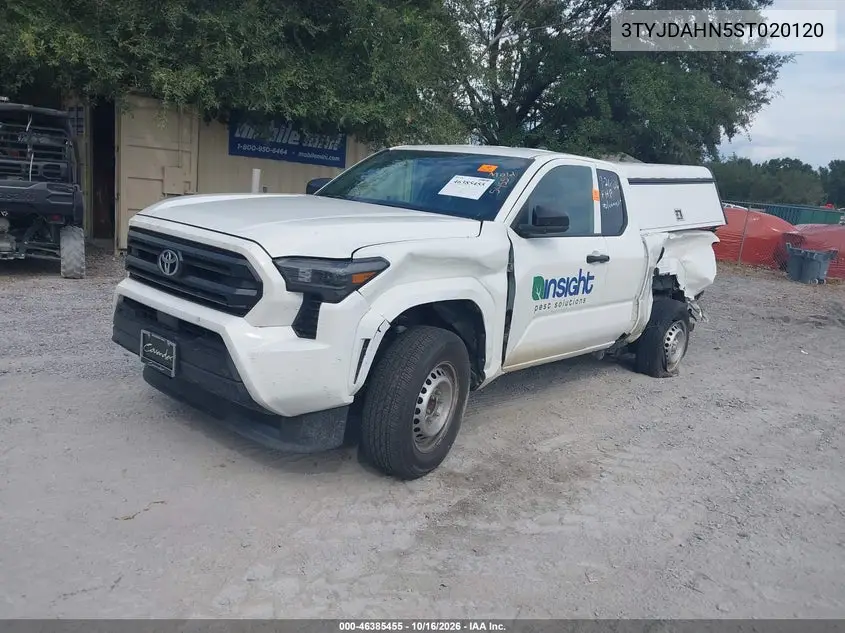 2025 TOYOTA TACOMA VIN 3TYJDAHN5ST020120 — фото 2