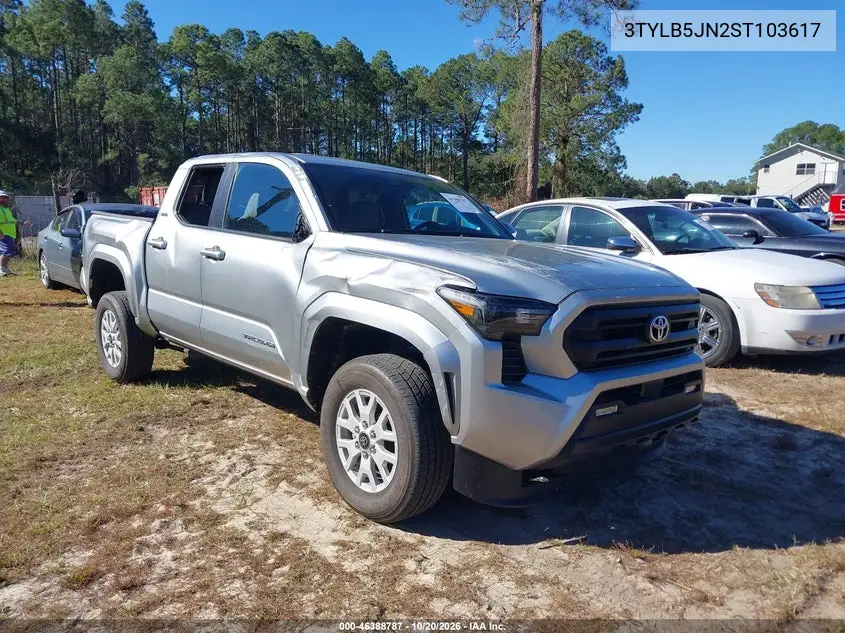 TOYOTA TACOMA 2025, VIN 3TYLB5JN2ST103617
