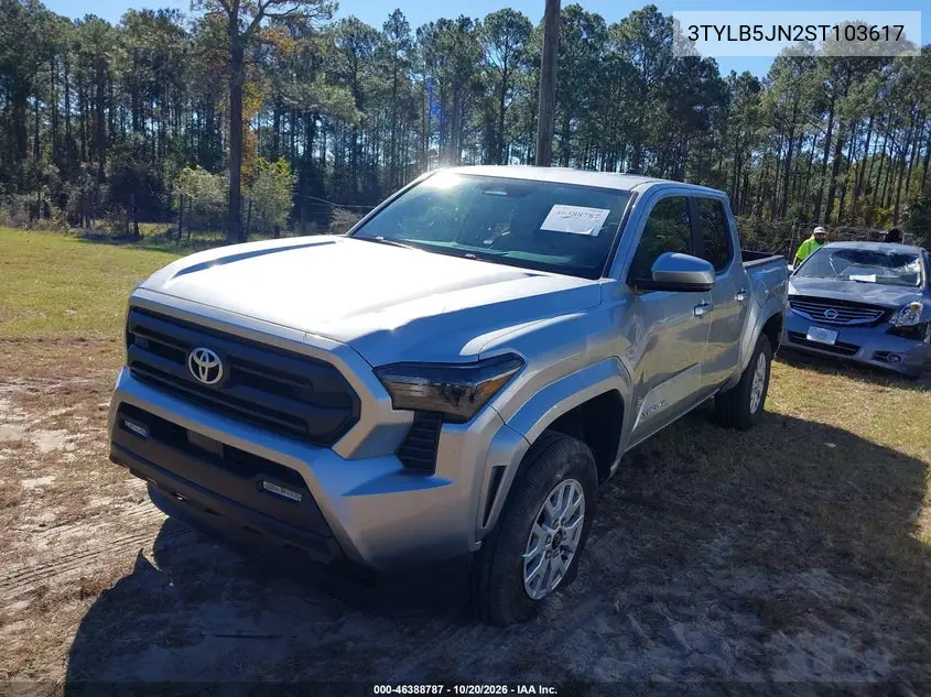 2025 TOYOTA TACOMA VIN 3TYLB5JN2ST103617 — фото 2