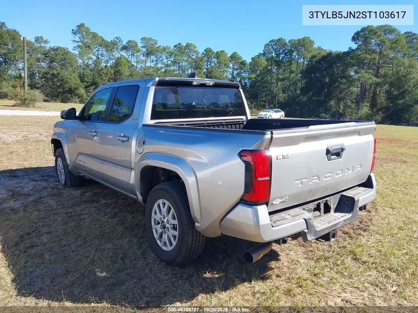 2025 TOYOTA TACOMA VIN 3TYLB5JN2ST103617 — фото 3