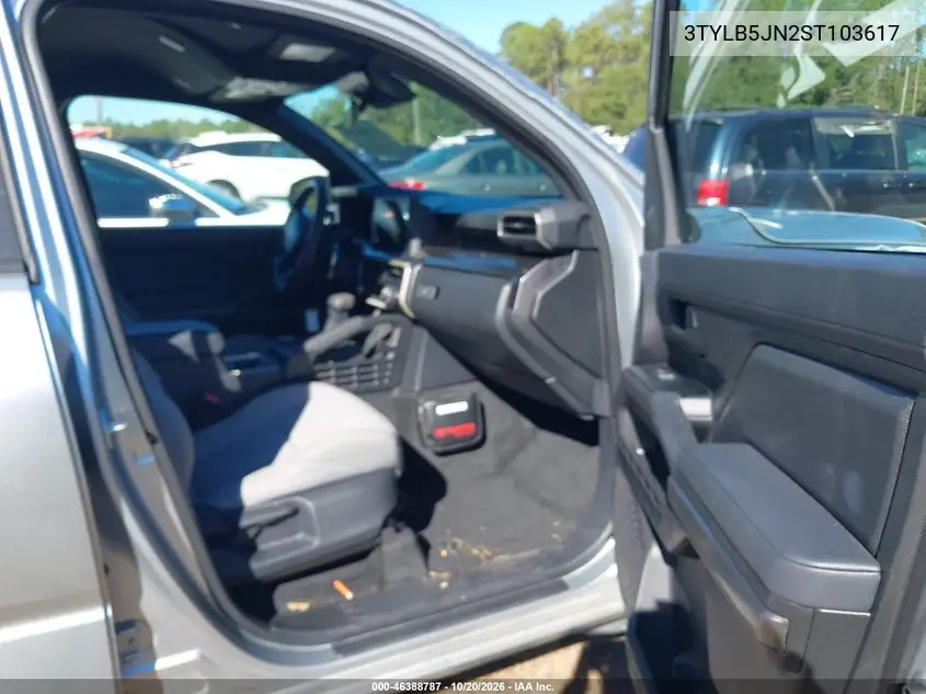 2025 TOYOTA TACOMA VIN 3TYLB5JN2ST103617 — фото 5