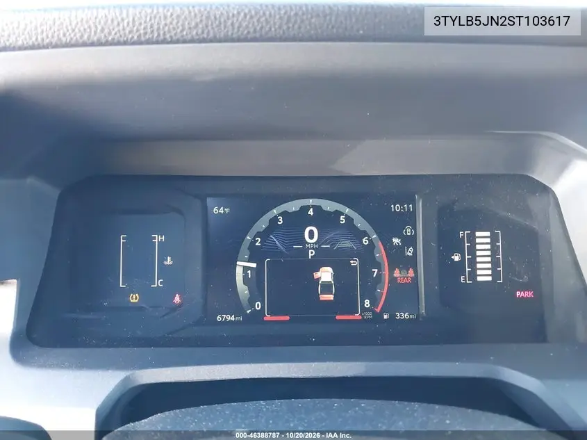 2025 TOYOTA TACOMA VIN 3TYLB5JN2ST103617 — фото 7
