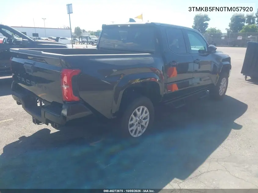 2026 TOYOTA TACOMA VIN 3TMKB5FN0TM057920 — фото 4