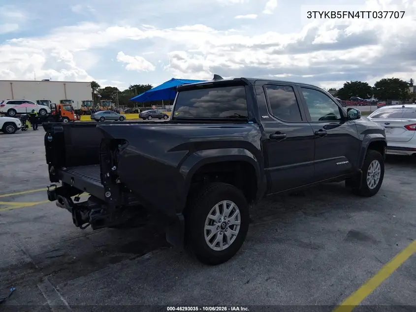 2026 TOYOTA TACOMA VIN 3TYKB5FN4TT037707 — фото 4