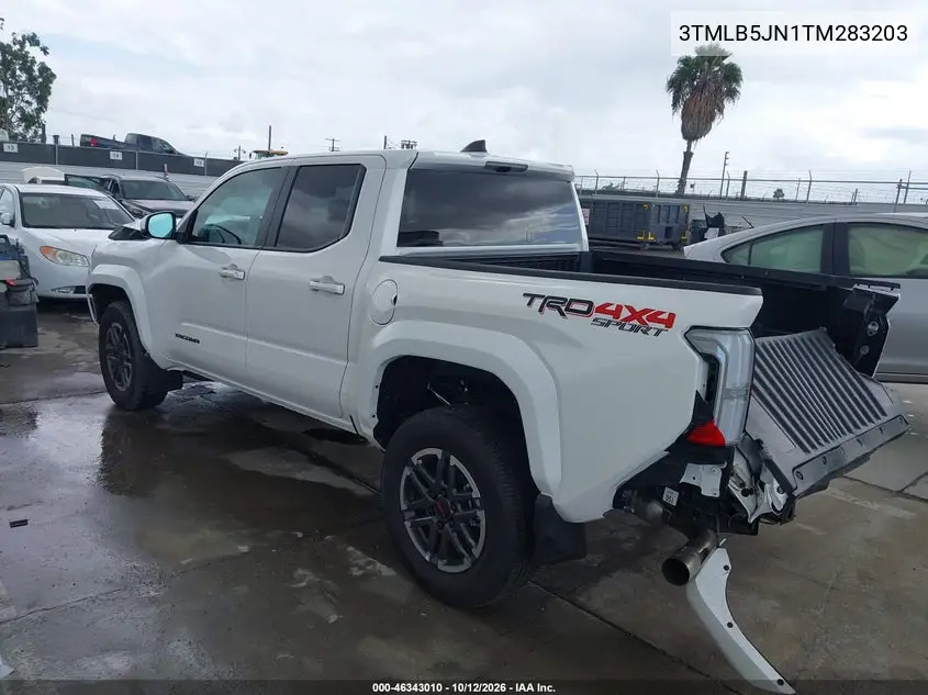2026 TOYOTA TACOMA VIN 3TMLB5JN1TM283203 — фото 3