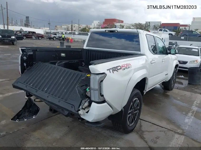 2026 TOYOTA TACOMA VIN 3TMLB5JN1TM283203 — фото 4