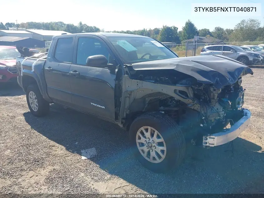 TOYOTA TACOMA 2026, VIN 3TYKB5FNXTT040871
