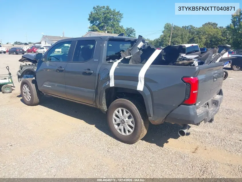 2026 TOYOTA TACOMA VIN 3TYKB5FNXTT040871 — фото 3