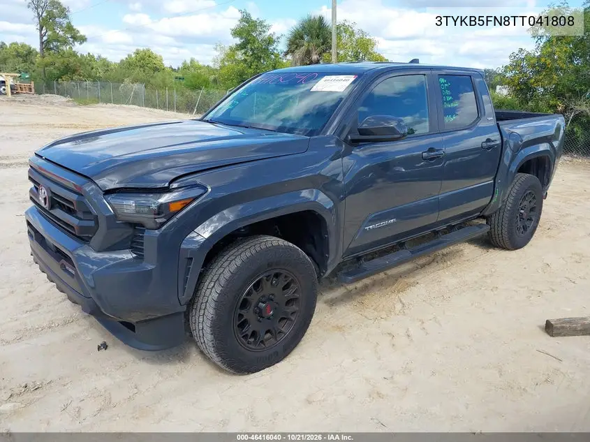 2026 TOYOTA TACOMA VIN 3TYKB5FN8TT041808 — фото 2