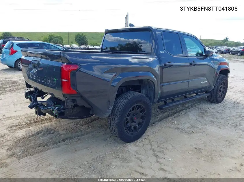 2026 TOYOTA TACOMA VIN 3TYKB5FN8TT041808 — фото 4