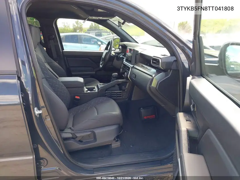 2026 TOYOTA TACOMA VIN 3TYKB5FN8TT041808 — фото 5