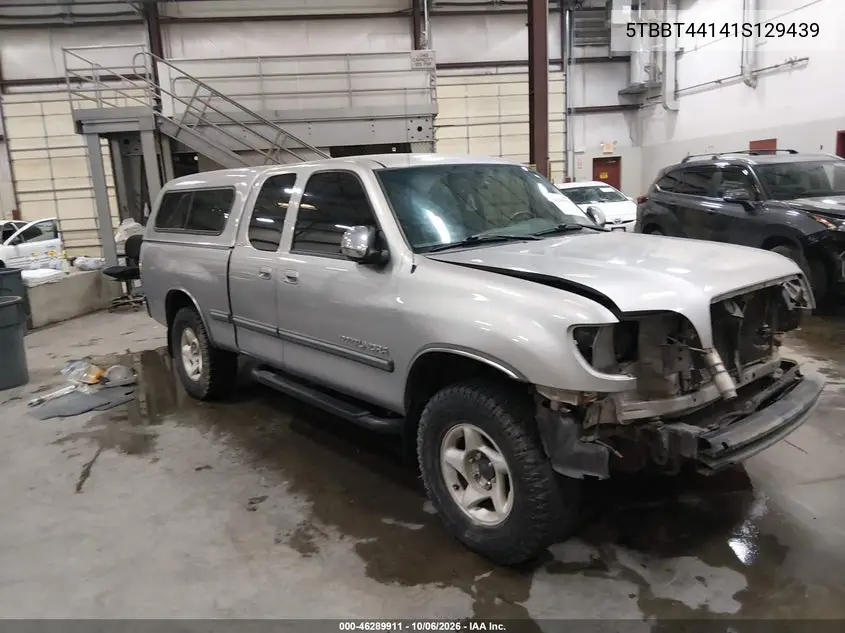 TOYOTA TUNDRA 2001, VIN 5TBBT44141S129439