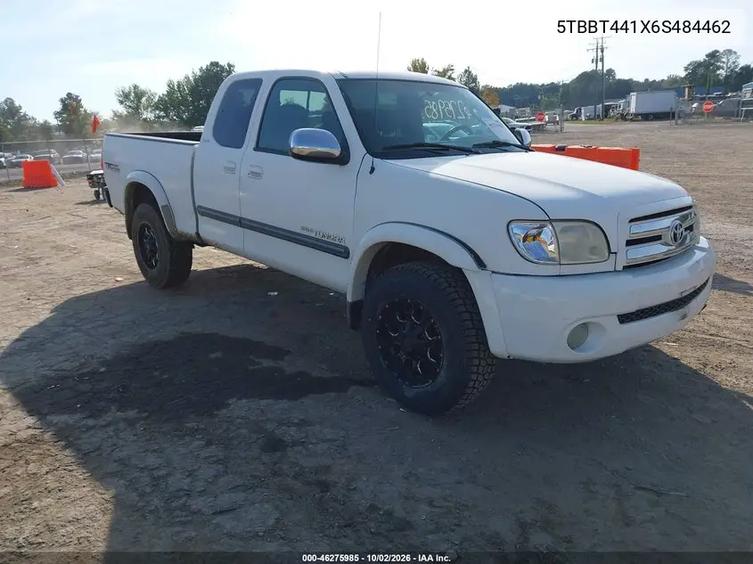 TOYOTA TUNDRA 2006, VIN 5TBBT441X6S484462