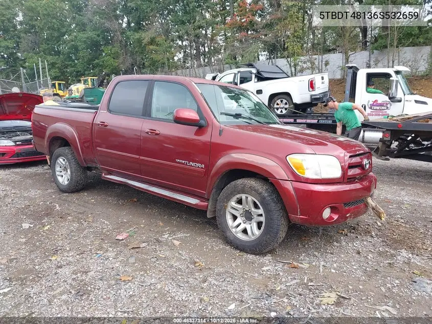 TOYOTA TUNDRA 2006, VIN 5TBDT48136S532659