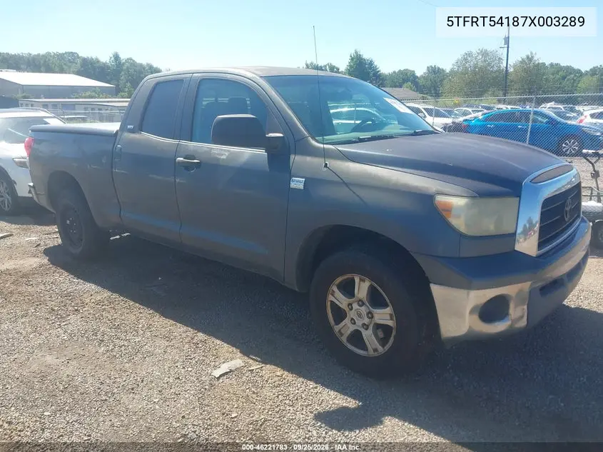 TOYOTA TUNDRA 2007, VIN 5TFRT54187X003289
