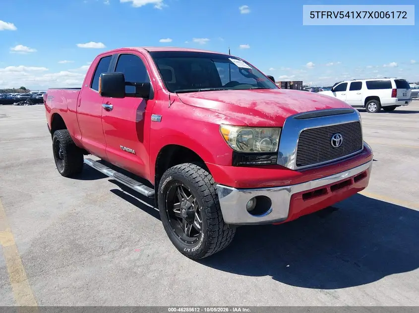 TOYOTA TUNDRA 2007, VIN 5TFRV541X7X006172