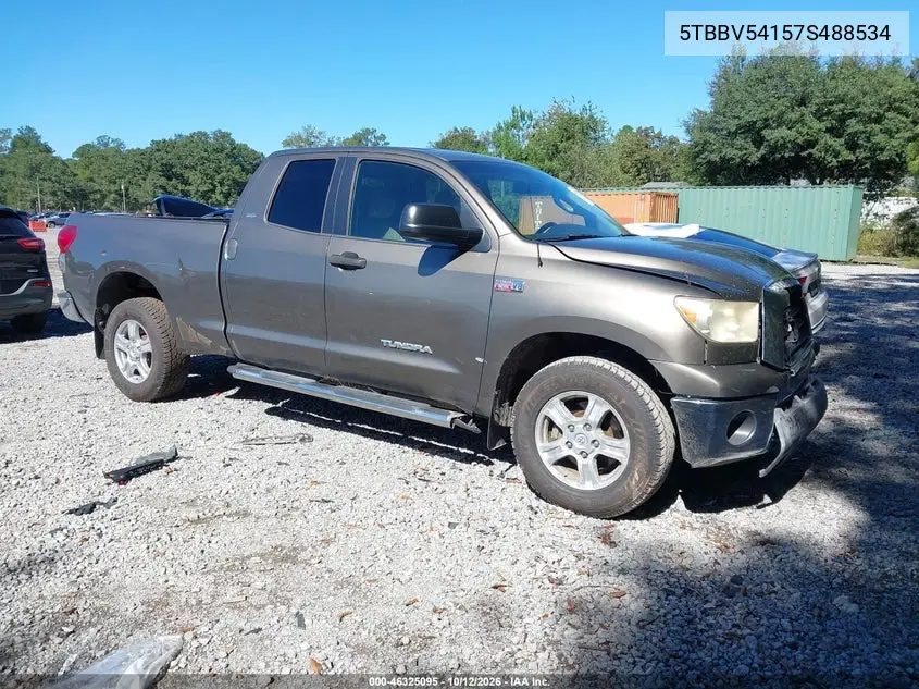 TOYOTA TUNDRA 2007, VIN 5TBBV54157S488534