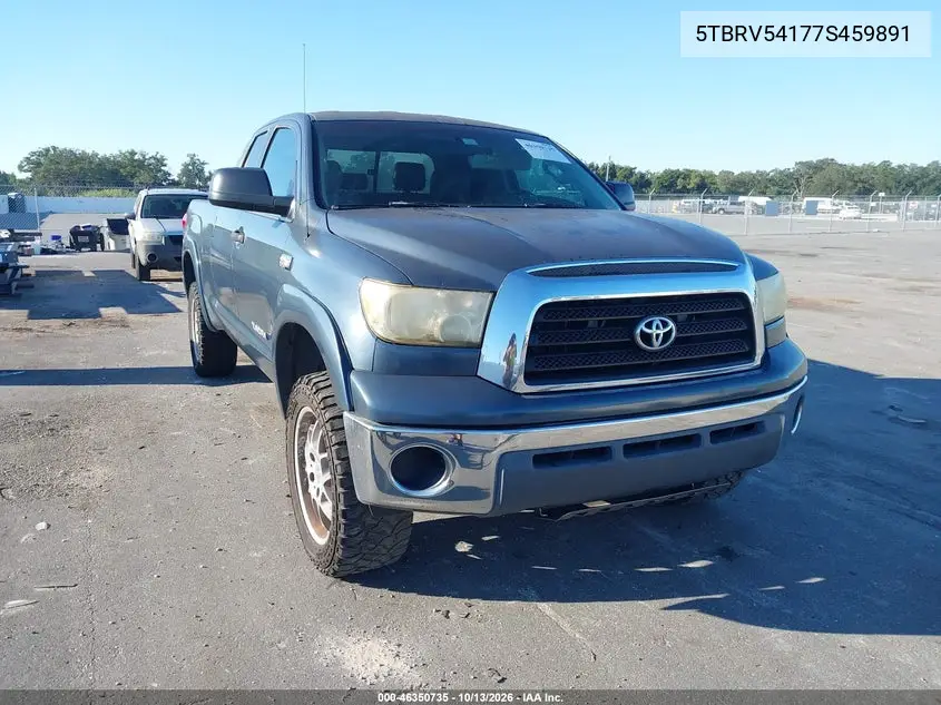 TOYOTA TUNDRA 2007, VIN 5TBRV54177S459891
