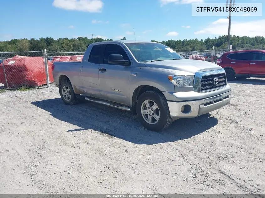 TOYOTA TUNDRA 2008, VIN 5TFRV54158X048069