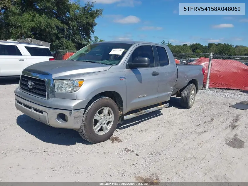 2008 TOYOTA TUNDRA VIN 5TFRV54158X048069 — фото 2