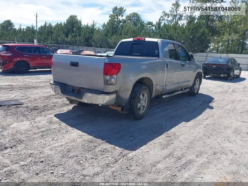 2008 TOYOTA TUNDRA VIN 5TFRV54158X048069 — фото 4