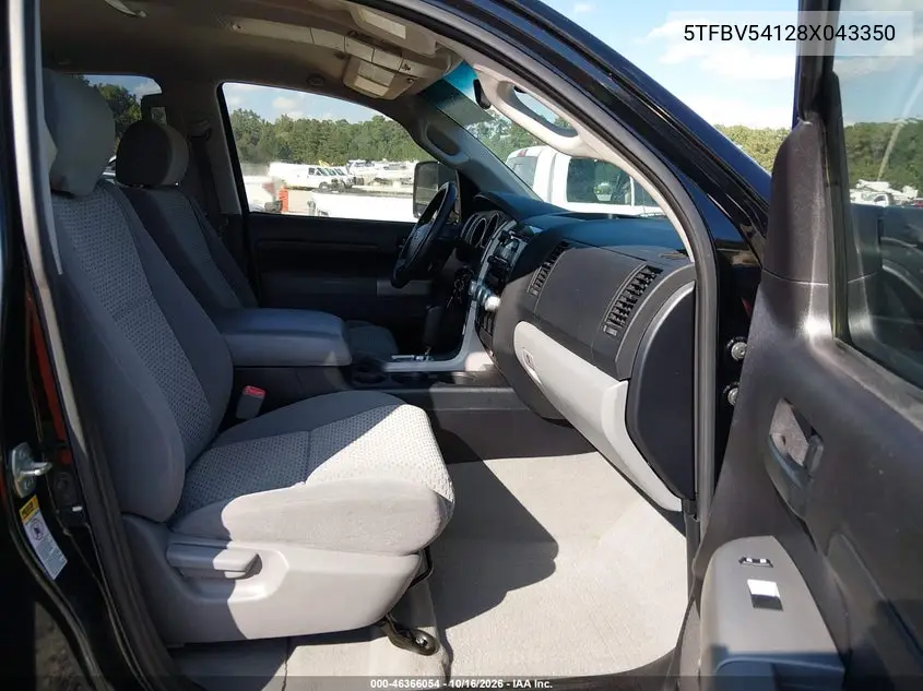 2008 TOYOTA TUNDRA VIN 5TFBV54128X043350 — фото 5