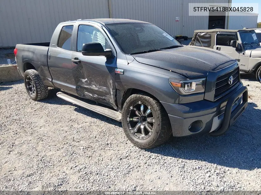 TOYOTA TUNDRA 2008, VIN 5TFRV54188X045828