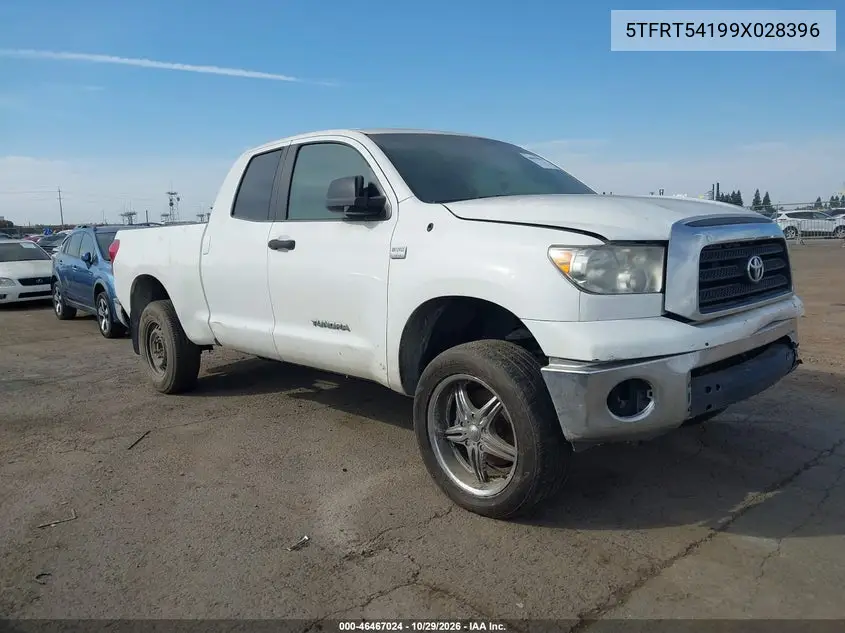 TOYOTA TUNDRA 2009, VIN 5TFRT54199X028396