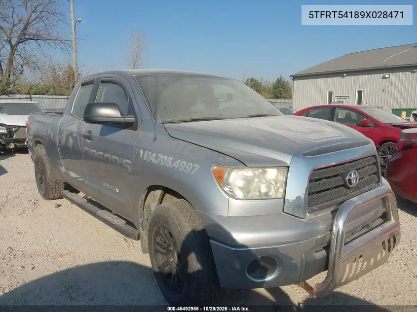 TOYOTA TUNDRA 2009, VIN 5TFRT54189X028471