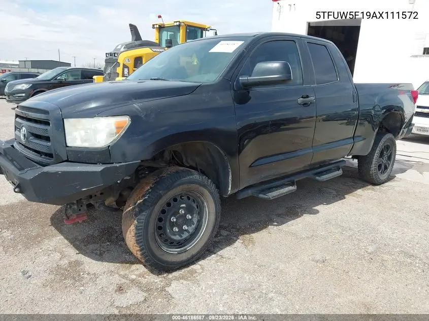 2010 TOYOTA TUNDRA VIN 5TFUW5F19AX111572 — фото 2