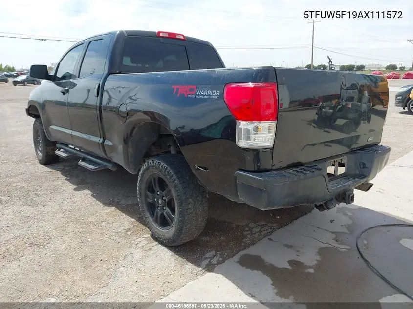 2010 TOYOTA TUNDRA VIN 5TFUW5F19AX111572 — фото 3