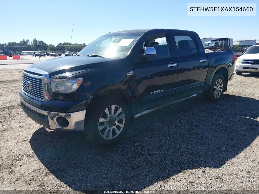 2010 TOYOTA TUNDRA VIN 5TFHW5F1XAX154660 — фото 2