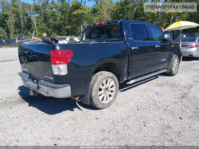 2010 TOYOTA TUNDRA VIN 5TFHW5F1XAX154660 — фото 4