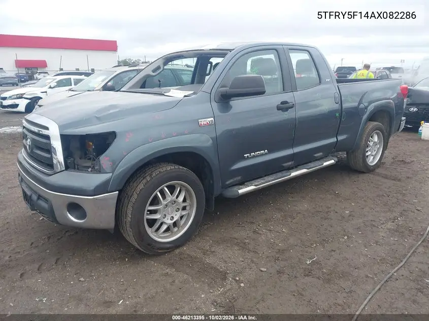 2010 TOYOTA TUNDRA VIN 5TFRY5F14AX082286 — фото 2