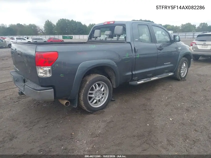 2010 TOYOTA TUNDRA VIN 5TFRY5F14AX082286 — фото 4
